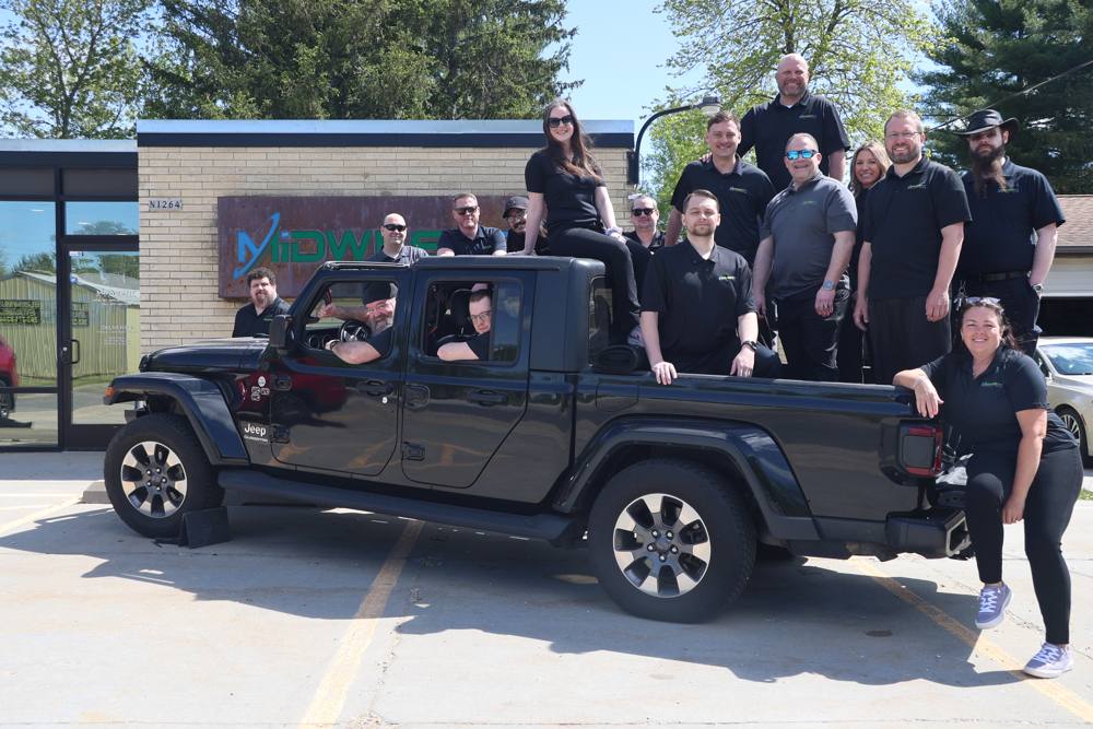 The Midwest IT team and truck